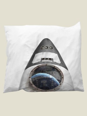 Rocket pillowcase from SNURK