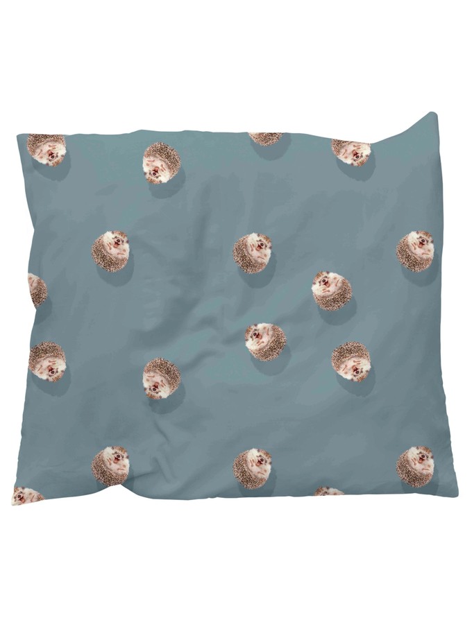 Hedgy Blue pillowcase from SNURK