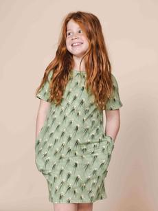 Cozy Cactus Dress short sleeves Children via SNURK
