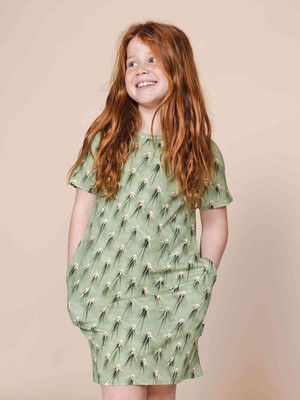 Cozy Cactus T-shirt Dress Kids from SNURK