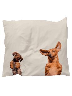 Dachshund Friends pillowcase via SNURK