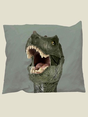 Dino Jurassic Green pillowcase from SNURK