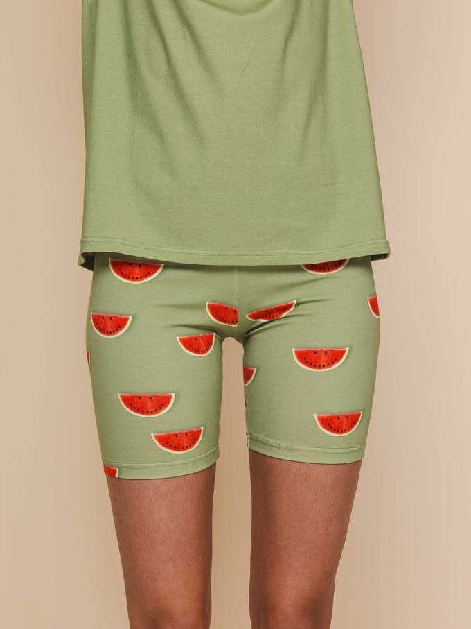 Watermelon T-shirt and Bikershorts set Women from SNURK