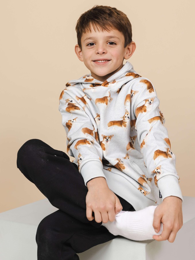 Corgi Time Oversized hoodie Kids from SNURK