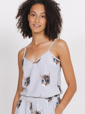 Ollie Cat Strap top Women from SNURK