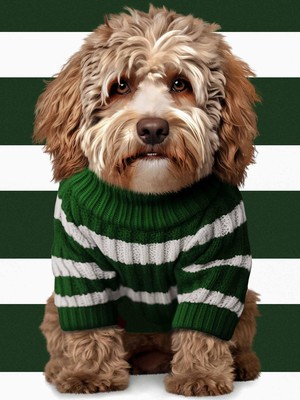 Labradoodle Longsleeve Dress Kids from SNURK