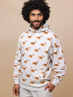 Corgi Time Oversized hoodie Unisex from SNURK