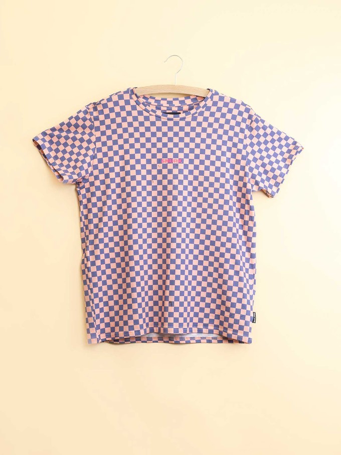 Check T-shirt and Shorts set Women from SNURK