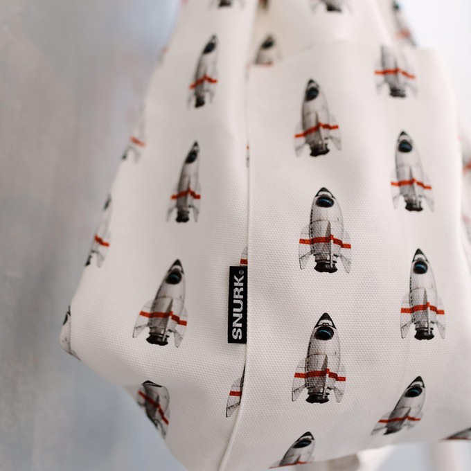 Rocket Drawstring bag from SNURK