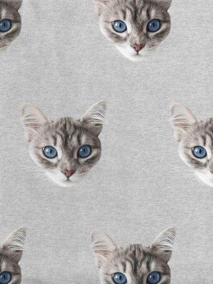 Ollie Cat T-shirt v-neck Women from SNURK