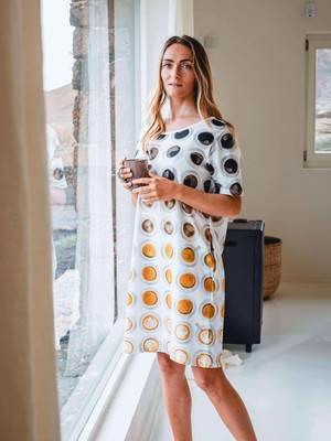 Coffee Addict Short-sleeved Dress Women from SNURK