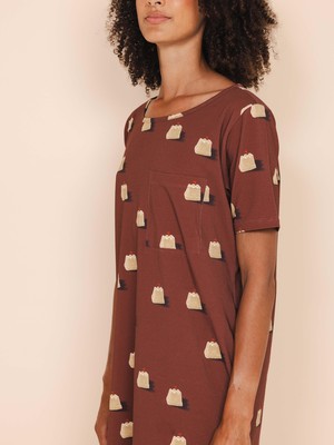Sandy Castles T-shirt Dress Women from SNURK