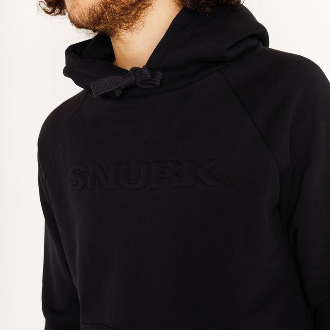 Black Oversized hooded sweater Men from SNURK