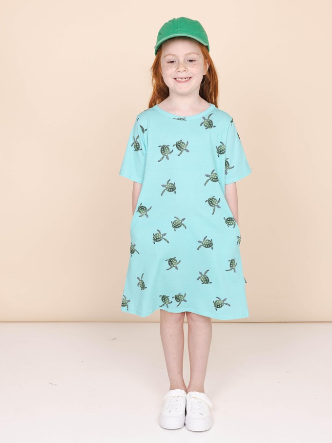Sea Turtles T-shirt Dress Kids from SNURK