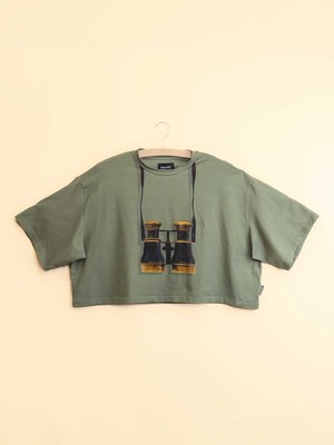 Binoculars Cropped T-shirt and Shorts set Women from SNURK