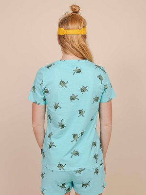 Sea Turtles V-neck T-shirt Women from SNURK