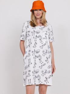 Early Birds T-shirt dress Women via SNURK