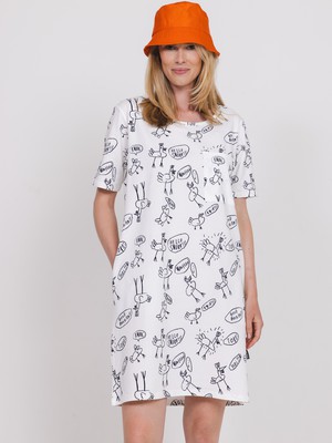 Early Birds T-shirt dress Women from SNURK