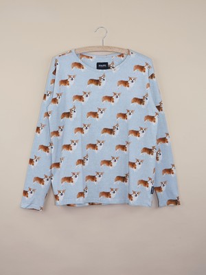 Corgi Time T-shirt long sleeve Women from SNURK