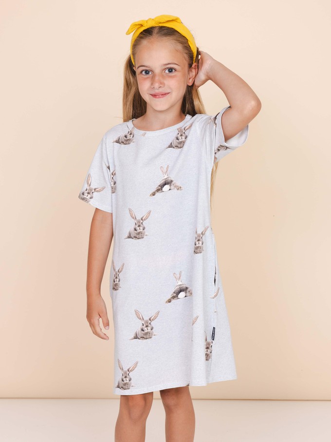 Bunny Bums T-shirt Dress Kids from SNURK