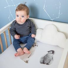 Arctic Friends Baby Bed Fitted Sheet via SNURK