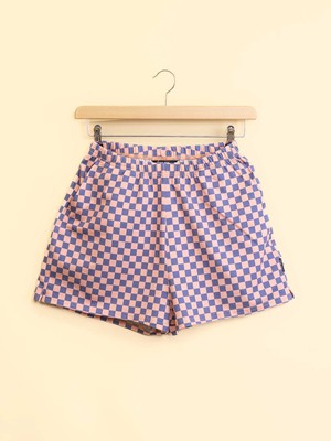 Check T-shirt and Shorts set Women from SNURK