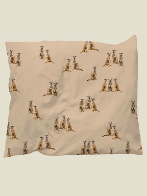 Meerkats Sand pillowcase from SNURK