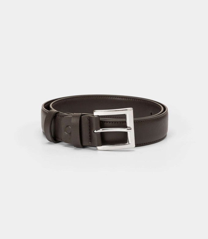 Classic Vegan Belt – Dark Brown from Solari Milano