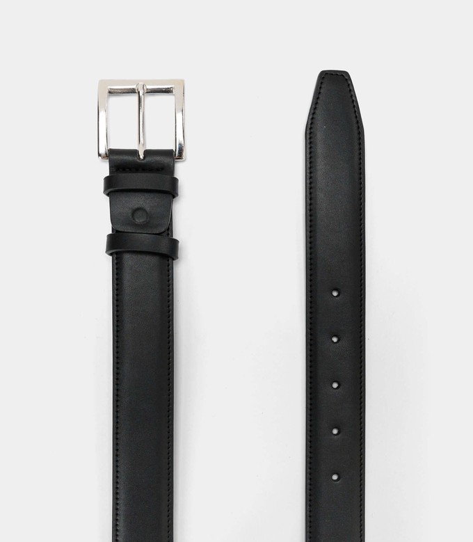 Classic Vegan Belt – Black from Solari Milano