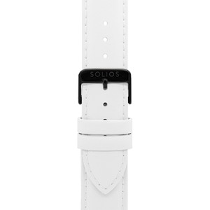 White Eco Vegan Leather Strap from Solios Watches