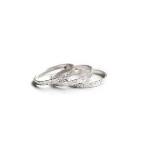 Element Rings (set of 3) - Silver from Solitude the Label