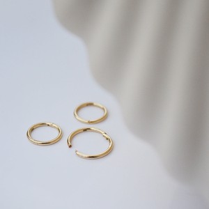 Piercing hoop - Gold 14k from Solitude the Label