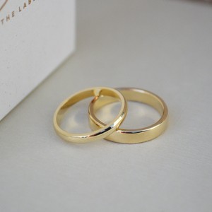 Modern wedding band chunky - Gold 14k from Solitude the Label