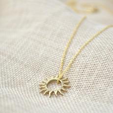 Sun Necklace - Gold 14k from Solitude the Label