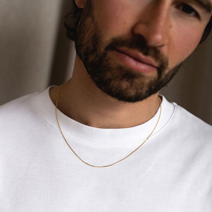 Chain Necklace Men - Gold 14k from Solitude the Label