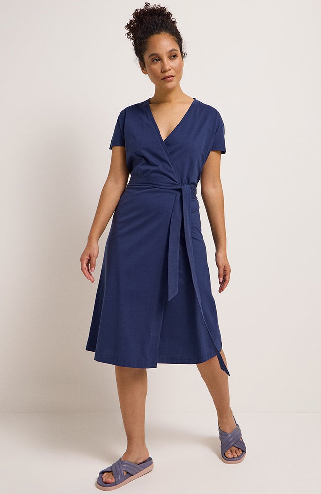 Wrap dress night blue from Sophie Stone