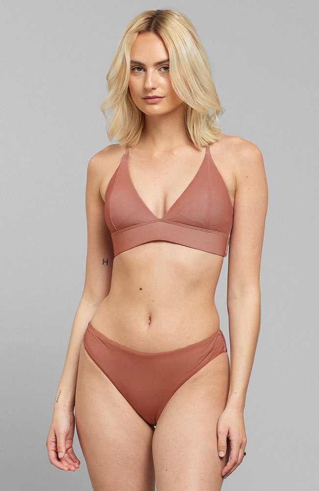 Bikini Top Alva Copper Brown from Sophie Stone