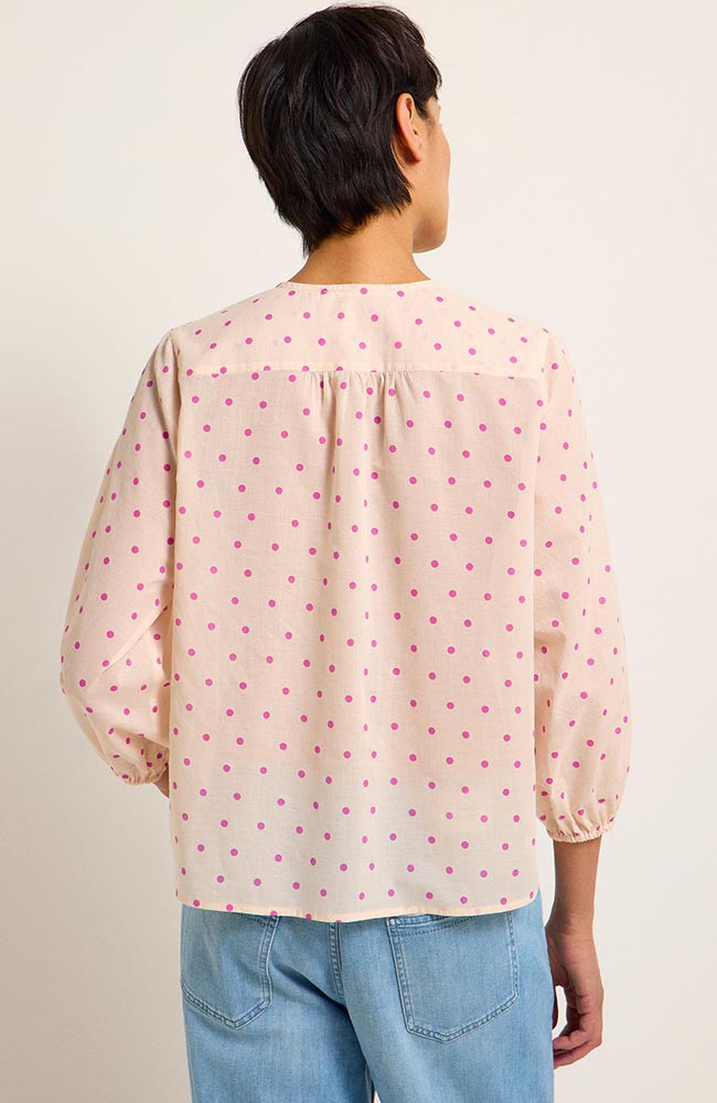 Blouse pink polka dots from Sophie Stone