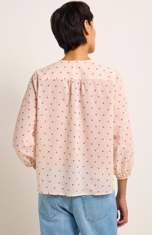 Blouse pink polka dots from Sophie Stone