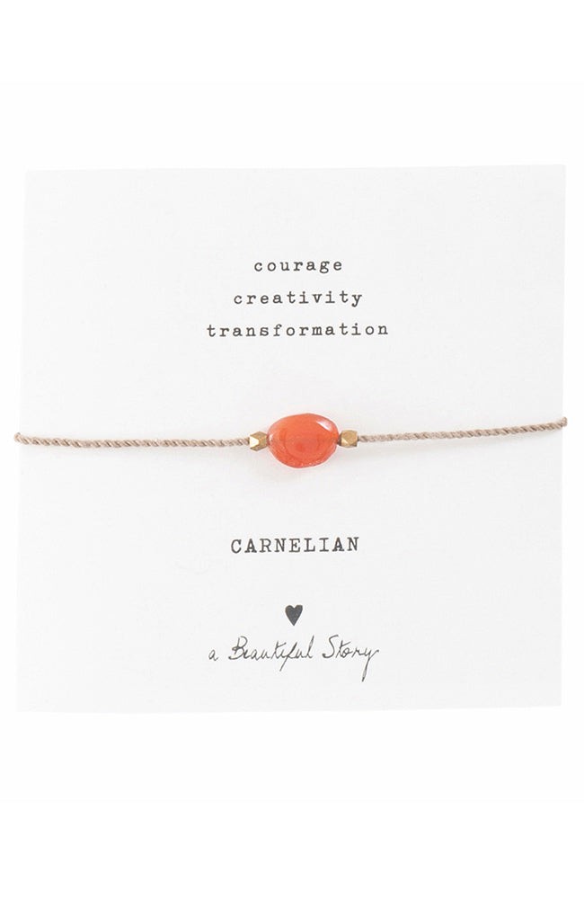 Gemstone Cards Bracelet - various colors from Sophie Stone