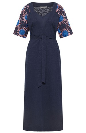 Midi dress blue flower from Sophie Stone