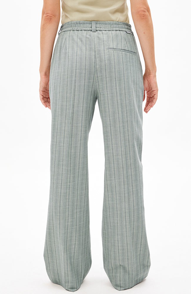 Numaali stripe pantalon seagreen from Sophie Stone