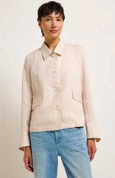Linen jacket stripe via Sophie Stone