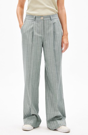 Numaali stripe pantalon seagreen from Sophie Stone