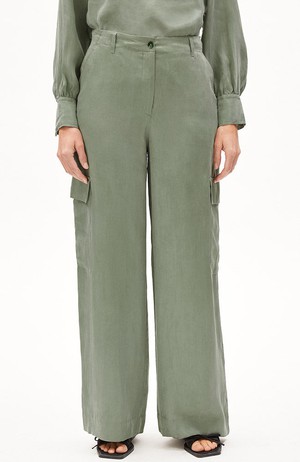 Catiaa pants grey green from Sophie Stone