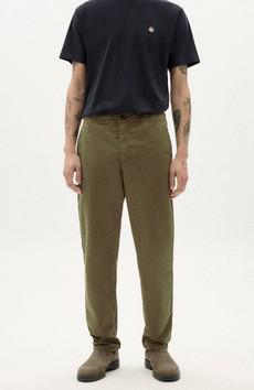 Travel pants olive via Sophie Stone