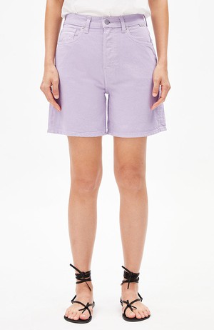 Sheaari denim shorts soft lilac from Sophie Stone