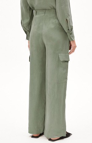 Catiaa pants grey green from Sophie Stone