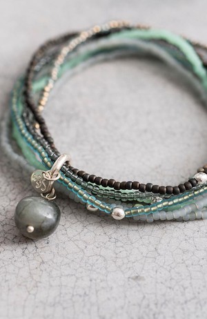 Nirmala bracelet Labradorite Silver from Sophie Stone