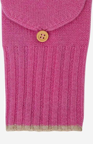 Woolalf glove pink from Sophie Stone